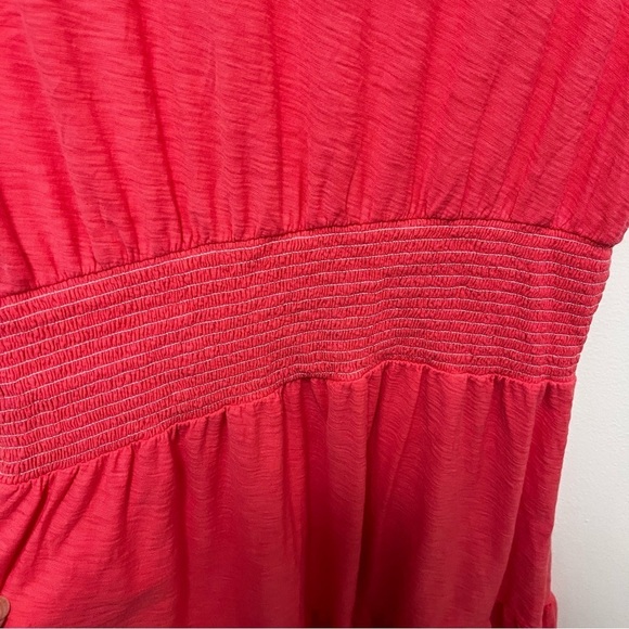 Nation LTD Moxie Easy Short Sleeve T-Shirt Dress In Strawberry Shake Size Large - Picture 8 of 11